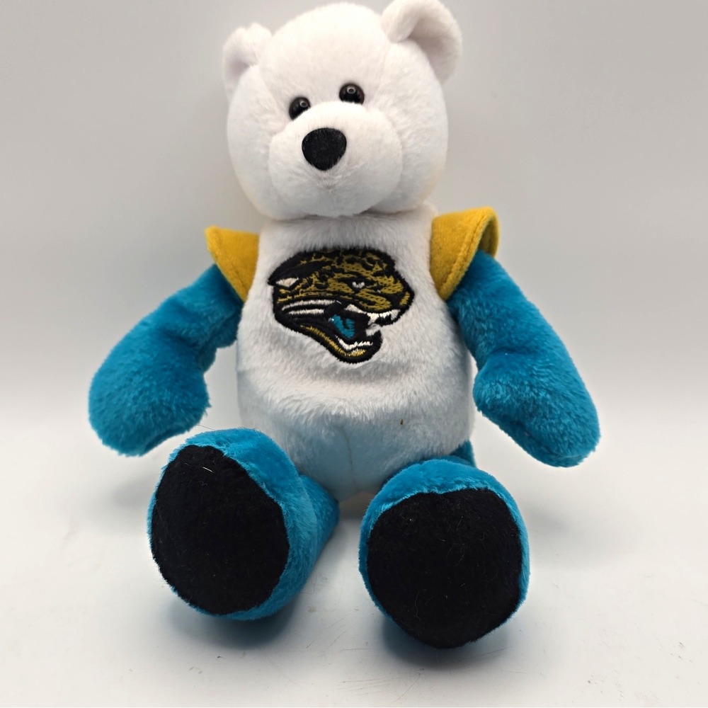 Limited Treasures Jacksonville Jaguars Small Plush Teddy Bear 2000 Vintage